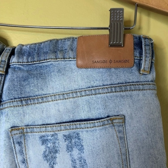 Samsoe & Samsoe Distressed Mid Rise Jeans - Picture 5 of 6